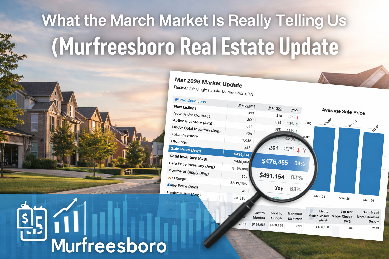 Featured image for “What the March Market Is Really Telling Us (Murfreesboro Real Estate Update)”